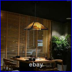 Tiffany Style Vintage Stained Glass Hanging Light Pendant Lamp Ceiling Fixture