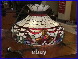 Tiffany Style hanging lamp vintage