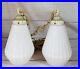 Underwriters Laboratories Vintage Hanging Lamps Union Made (2) Reclaimed