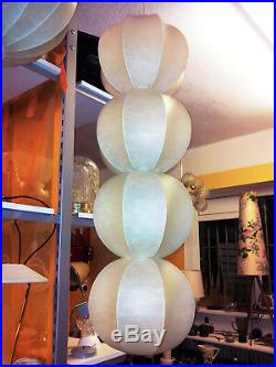 Unique Vintage Cocoon Pendant Hanging Light Lamp Castiglioni Mid-Century 60s