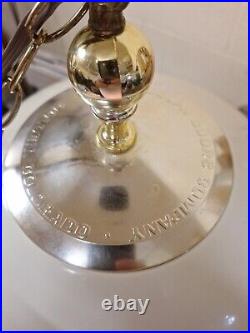 VTG 1980 Adolph Coors Beer Company Swag Pool Billiard 15D Hanging Light Lamp