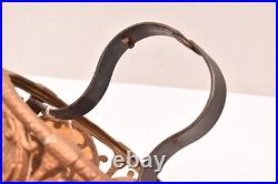 VTG ART DECO Hanging Lamp Lantern Gothic Spanish Mica Pedant Light Fixture