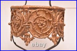 VTG ART DECO Hanging Lamp Lantern Gothic Spanish Mica Pedant Light Fixture