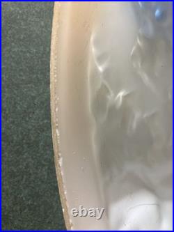 VTG Dillard M. Smith Milk Glass Raised Grape Hanging Swag Lamp Light Fixture