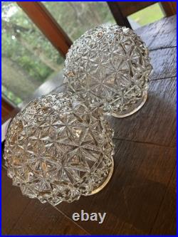 VTG Double Pendant Swag Lamp Light Fixture Hollywood Regency Ceiling MCM