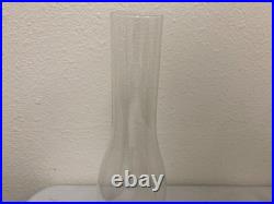 VTG Gone with the Wind Hand Painted Flower Hanging Hurricane Hanging Lamp