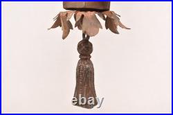 VTG Hanging Lamp Lantern Gothic Spanish Pedant Light Fixture Black Chandelier