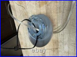 VTG Lighting White Glass Pendant Ceiling Lamp Light Restored MCM