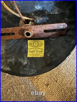 VTG Mid Century Hanging Pendant Lamp Light Pearlescent Orb Sphere Retro