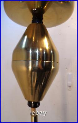 VTG Mid Century Modern Stilnovo Style Space Age Hanging Lamp Chandelier 1960's