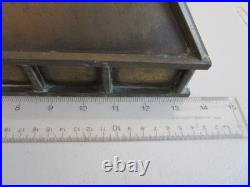 VTG Solid Brass Arts & Crafts Style Ceiling Hanging Swag Pendant Lamp Untested