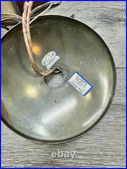 VTG Stained Glass Hanging Ceiling Light Fixture Swag Lamp Tiffany Style 16x10