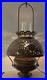 VTG Victorian Pierced Brass Hanging Parlor Lamp Electrified Swag Light Works