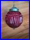 VTG mid century modern Hanging Red Swag Lamp Light