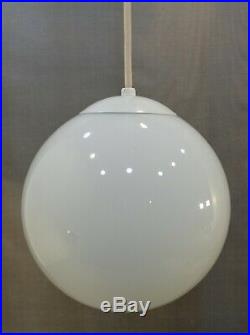Vintage 10 Authentic Mid Century Modern Hanging Ceiling Light Orb Lamp Pendant