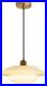 Vintage 12.6 White Glass Pendant Light with Gold Socket for Any Room