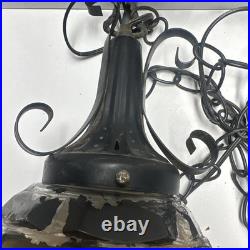 Vintage 1960-70s Acorn/Honeycomb Hanging Swag Lamp. Approx 18X7. READ Vintage 1960-70s Acorn/Honeycomb Hanging Swag Lamp. Approx 18X7. READ