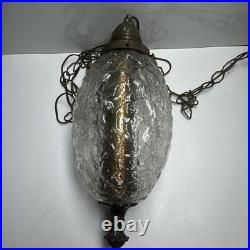 Vintage 1960-70s Swag Lamp. Working! Approximately 21 Long And 8 Wide Read