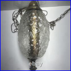 Vintage 1960-70s Swag Lamp. Working! Approximately 21 Long And 8 Wide Read