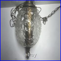 Vintage 1960-70s Swag Lamp. Working! Approximately 21 Long And 8 Wide Read