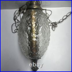 Vintage 1960-70s Swag Lamp. Working! Approximately 21 Long And 8 Wide Read