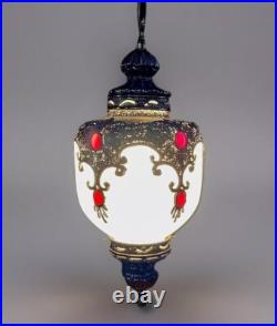 Vintage 1960's-1970's Retro Mcm Turkish Mosaic Glass Hanging Swag Light/Lamp Vintage 1960's-1970's Retro Mcm Turkish Mosaic Glass Hanging Swag Light/Lamp