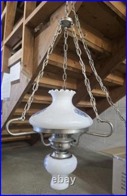 Vintage 1960's 1970's Swag Hanging Lamp Light