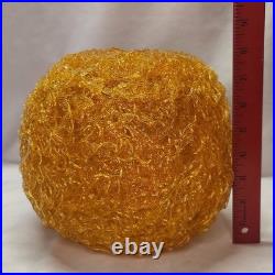 Vintage 1960's MID CENTURY MODERN Orange SPAGHETTI SWAG Lamp ShadeSpun Lucite