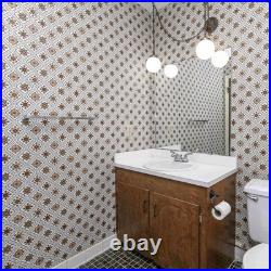 Vintage 1970s Double Globe Swag Lamp Light Fixture Mid-Century Lighting