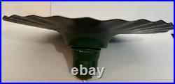 Vintage 20 Industrial Radial Wave Ruffled Light Fixture Shade Green Pendant