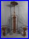Vintage 2 Light Hanging Chandelier Replica Gas Lamp Style