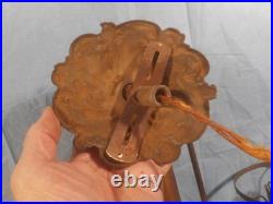 Vintage 2 Light Hanging Chandelier Replica Gas Lamp Style