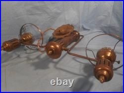 Vintage 2 Light Hanging Chandelier Replica Gas Lamp Style Vintage 2 Light Hanging Chandelier Replica Gas Lamp Style