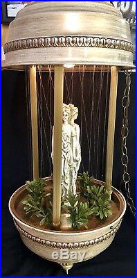 Vintage 36 Creative Inc 3 Goddess Hanging Oil Rain String Lamp Nude Ladies RARE