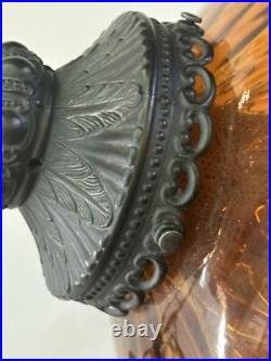 Vintage Amber Glass Pendant Light Ceiling Hanging Mid Century SWAG LAMP MCM Vintage Amber Glass Pendant Light Ceiling Hanging Mid Century SWAG LAMP MCM