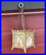 Vintage Antique Mid Century Modern Hanging Swag Chandelier Light Fixture