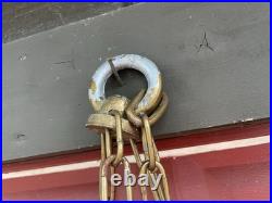 Vintage Antique Mid Century Modern Hanging Swag Chandelier Light Fixture