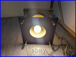 Vintage Asian MCM Pagoda Pendant Hanging Lamp Brass Buddha Zen Swag Light
