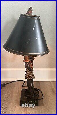 Vintage Bill Huebbe STYLE Pair Of Monkey Lamps RARE in Working Condition