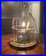 Vintage Bird Cage Pendant Light Lamp Brass Figurine Hanging Light Lantern