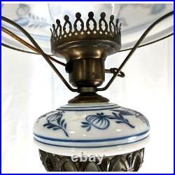 Vintage Blue Onion Gone with the Wind Hanging Lamp
