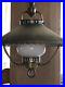 Vintage Brass Hanging Oil Type Hurricane Lamp Light Chandelier Electrical