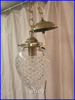Vintage Brass Pineapple Hanging Light