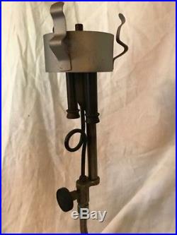 Vintage Canadian Coleman Pq Lamp With Coleman Shades Dual Hanging