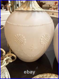 Vintage Cherub Swag Lights 1970s Lighting Lite Trend Original Wiring