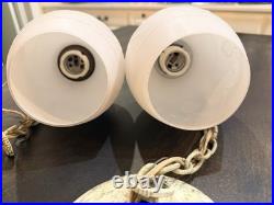 Vintage Cherub Swag Lights 1970s Lighting Lite Trend Original Wiring