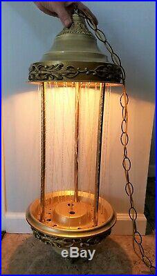 Vintage Creators Inc. Hanging 30 Oil Rain Lamp Goddess Cream & Gold