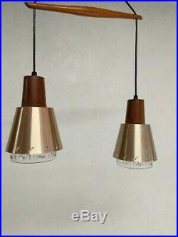 Vintage Danish Mid Century Modern Hanging Pendant Lamp