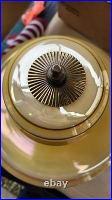 Vintage Farmhouse Swag Hanging Hurricane Light (FLORAL DESIGN)