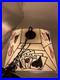 Vintage Fiberglass Poker Table Hanging Swag Light Lamp Cards Working